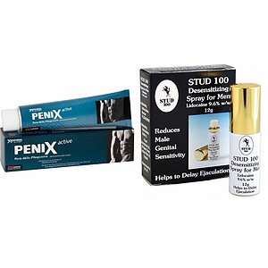 Pachet Spray Stud 100 Original + Crema Pentru Potenta Penix 75ml pe SexLab
