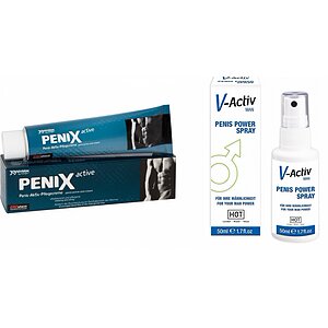 Pachet Spray V-activ Penis Power For Men + Crema Pentru Potenta Penix 75ml pe SexLab