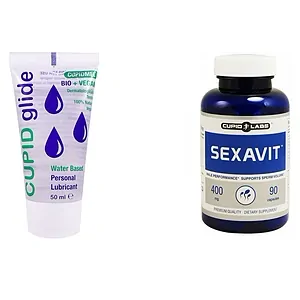 Pachet Promo Sexavit Potenta + Lubrifiant Bio Cupid Glide pe SexLab