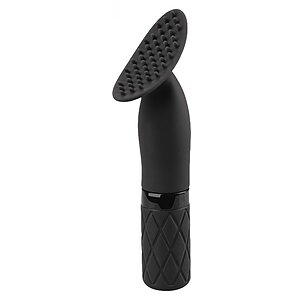 Vibrator O-Sensual Clitoris Jiggle Negru pe SexLab