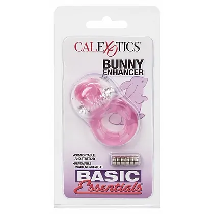 Inel Cu Vibratii Essentials Bunny Enhancer Roz
