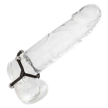 Inel Penis Beaded Dual Silicone Maximizer Negru