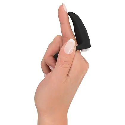 Inel Penis Finger Vibrator Negru