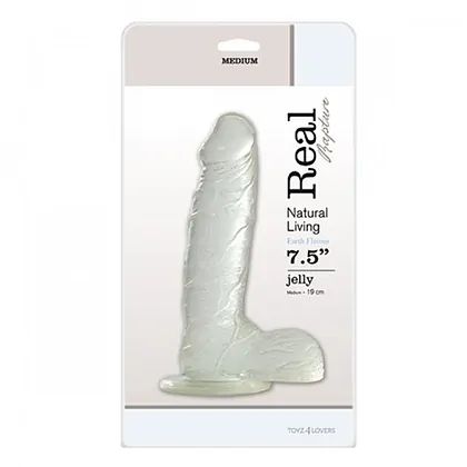 Jelly Dildo Real Rapture Clear Transparent