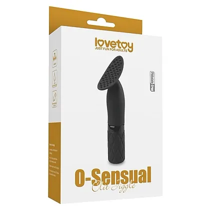 Vibrator O-Sensual Clitoris Jiggle Negru