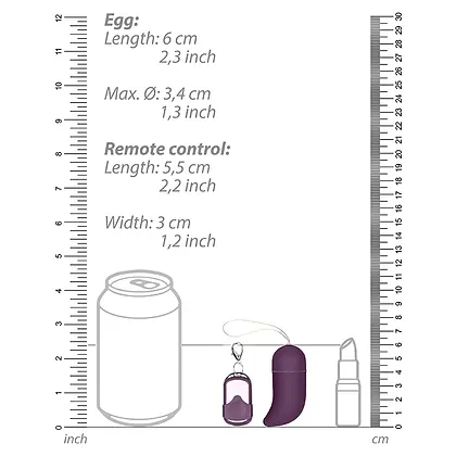 Vibrator Punctul G Egg Medium Mov