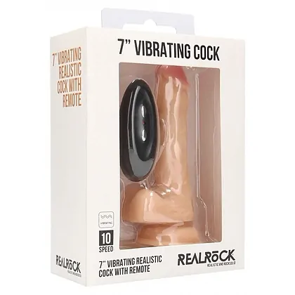 Vibrator Realistic 7inch Cu Testicule