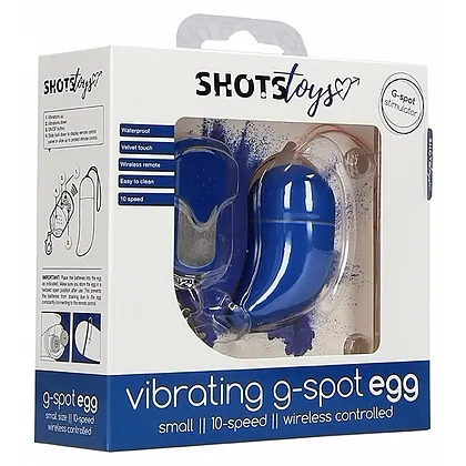 Vibrator Wireless Punctul G Egg Small Albastru