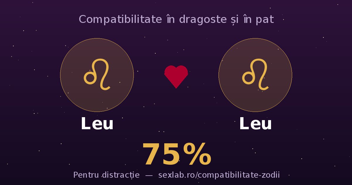 Cardul perechii Leu și Leu