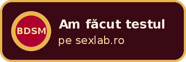 Insigna: am făcut testul BDSM pe sexlab.ro