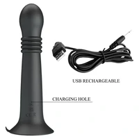 Pretty Love Stellan Vibrator 4 împingeri 4 Rotații Negru