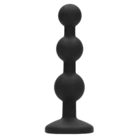 Anal Plug Beaded Diamond Negru