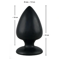Anal Plug Black Velvets Large Negru