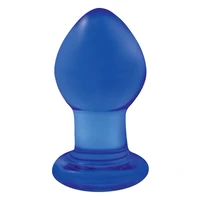 Anal Plug Crystal Small Albastru