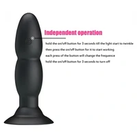 Anal Plug Cu Vibrații Pretty Love Beaded Negru
