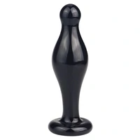 Anal Plug Glass Romance 4.5inch Negru