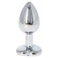 Anal Plug Heart Jewel Plug Small Roșu