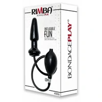 Anal Plug Inflatable Fun Small Negru