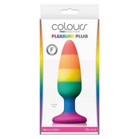 Anal Plug Pleasure Rainbow Medium Multicolor