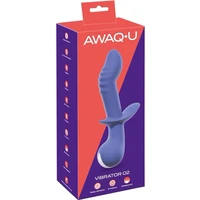 AWAQ.U Vibrator 2 – 10 Moduri, Dublu Motor, Reîncărcabil Mov