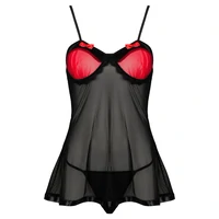 Babydoll LivCo Ritea Negru S-M