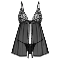 Babydoll Obsessive Blomentis Negru XL-2XL