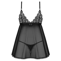 Babydoll Obsessive Blomentis Negru XL-2XL