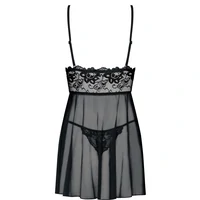 Babydoll Obsessive Idilia Negru S-M