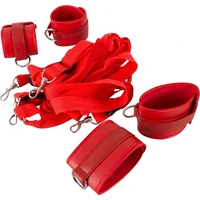 Bed Restraint Set Bad Kitty Roșu