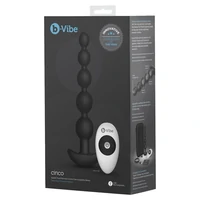 Bile Anale Telecomandate b-Vibe Cinco Negru