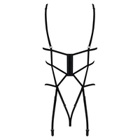 Body Decupat Obsessive Badossa Negru L-XL