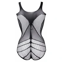 Body Le Desir Contrast Net Negru S-L