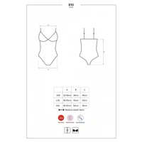 Body Obsessive 810-TED Negru L-XL