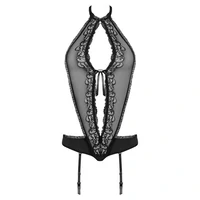 Body Obsessive 830-TEG Negru S-M