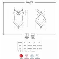 Body Obsessive 860-TED Negru L-XL