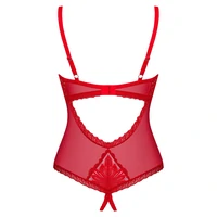 Body Obsessive Chilisa Decupat Roșu XS-S
