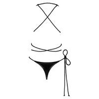Body Obsessive Cordellis Decupat Negru S-L