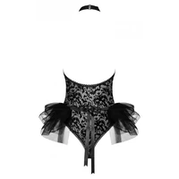 Body Obsessive Frilles Negru S-M