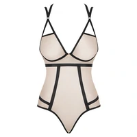 Body Obsessive Nudelia Noir Bej S-M