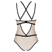 Body Obsessive Nudelia Noir Bej S-M
