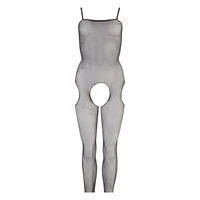 Catsuit No:Xqse Plasă Negru L-XL