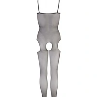 Catsuit No:Xqse Plasă Negru L-XL