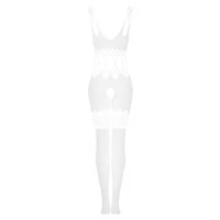 Catsuit Obsessive G330 Alb XL-2XL