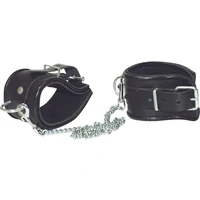 Cătușe Picioare Leather Cuffs Negru