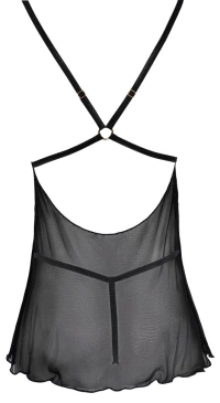 Chemise Cottelli Collection Transparent Fun Negru L