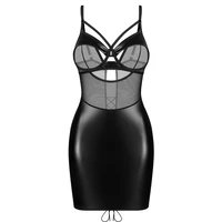 Chemise Dominna Obsessive Negru 2XL-3XL