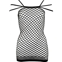 Chemise No:Xqse Din Plasă Elise Negru S-L