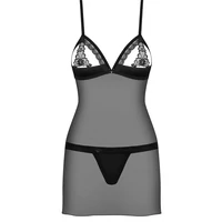 Chemise Obsessive 865-CHE Negru L-XL