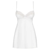 Chemise Obsessive 871-CHE Alb L-XL