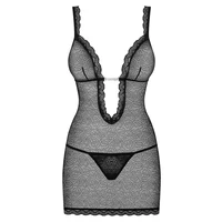 Chemise Obsessive 877-CHE Negru S-M